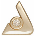 Gold Luster Lapel Pin 4KT (1")